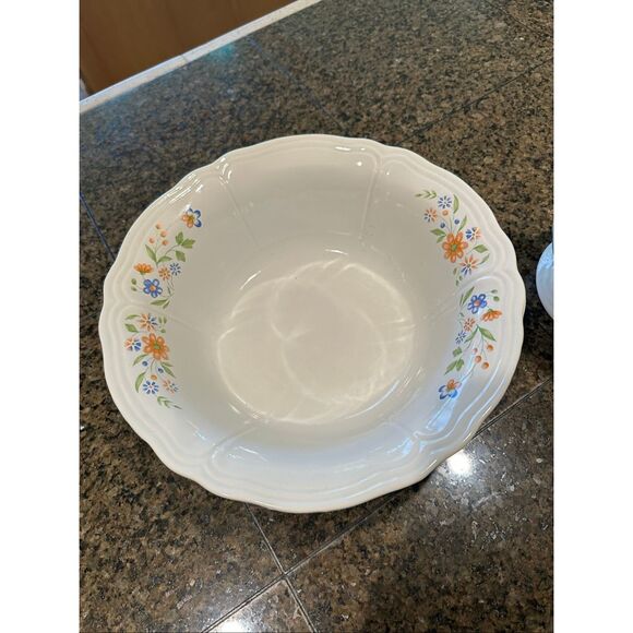 Vintage Federalist USA Pottery pitcher and basin - Picture 5 of 10